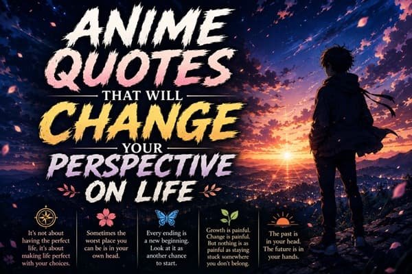 Anime Quotes That Will Change Your Perspective on Life