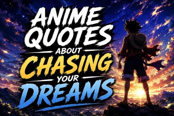 Anime Quotes About Chasing Your Dreams
