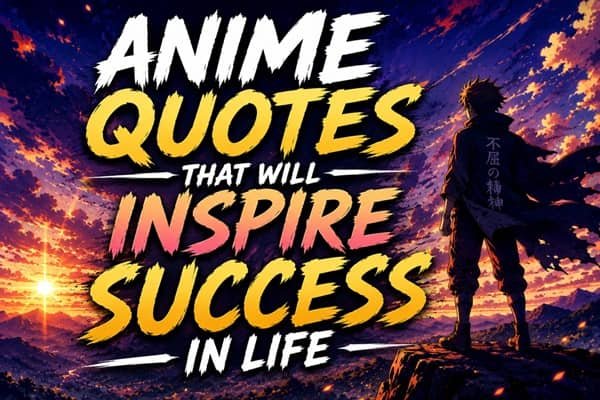 Anime Quotes That Will Inspire Success in Life