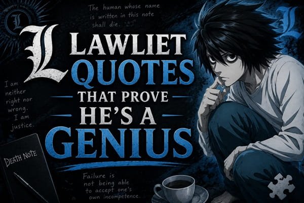 L Lawliet Quotes