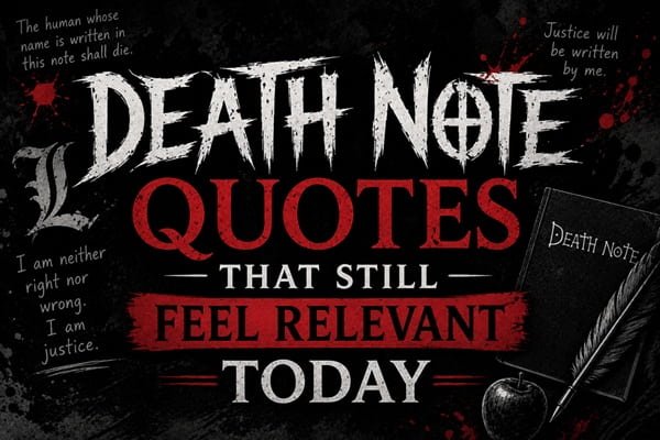 Death Note Quotes