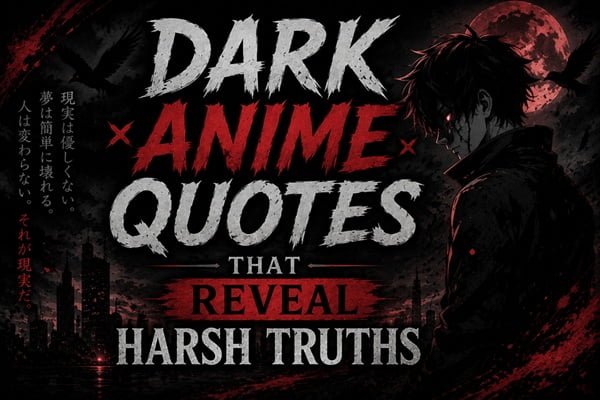 Dark Anime Quotes