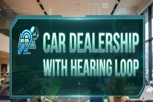 car dealership with hearing loop