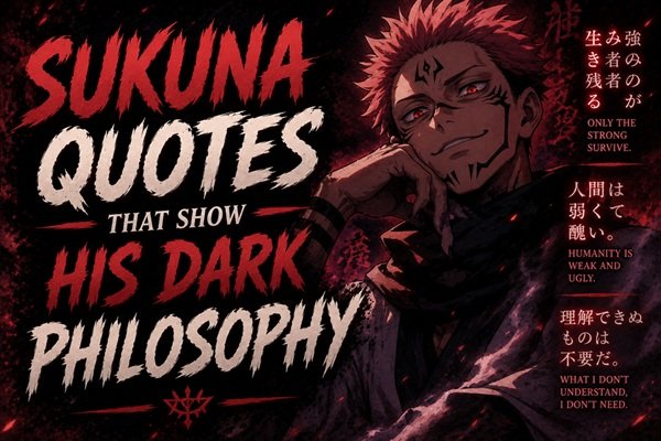 Sukuna Quotes That Show His Dark Philosophy