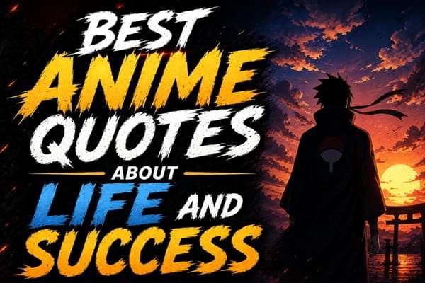 Best Anime Quotes About Life and Success