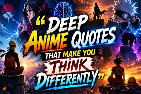 Deep Anime Quotes That Make You Think Differently