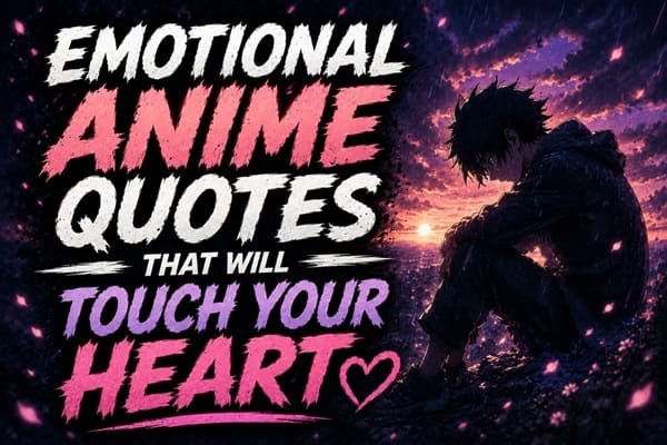 Emotional Anime Quotes