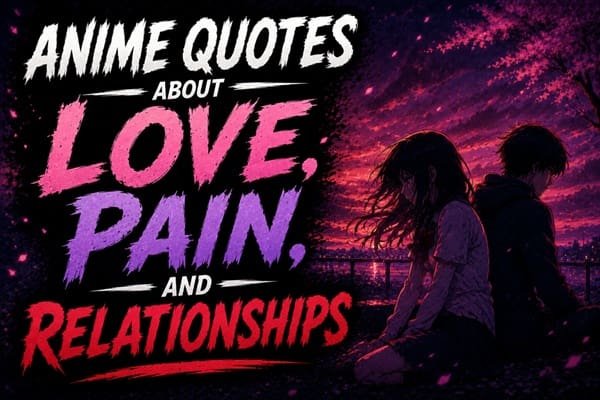 Anime Quotes About Love
