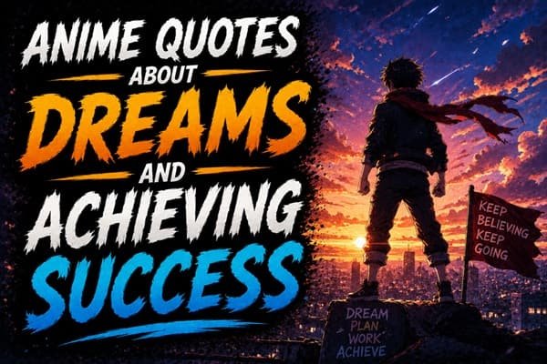 Anime Quotes About Dreams