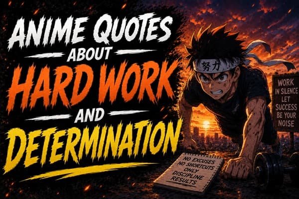 Anime Quotes About Hard Work