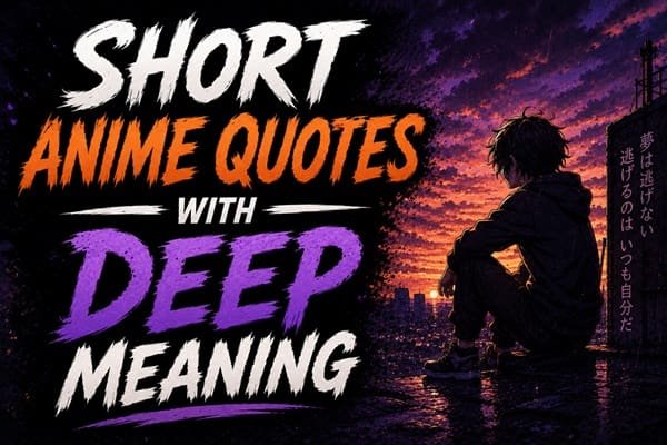 Short Anime Quotes