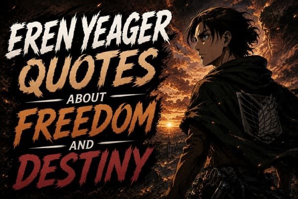 Eren Yeager Quotes About Freedom and Destiny