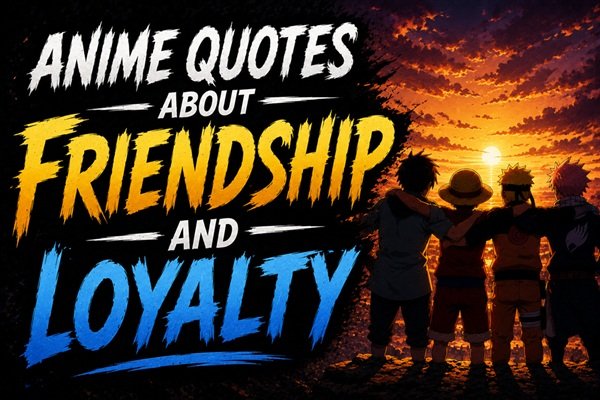 Anime Quotes About Friendship and Loyalty
