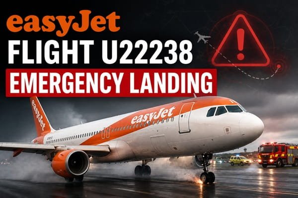 flight u22238 emergency declaration