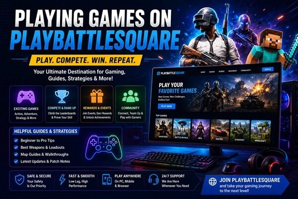 Playing Games on PlayBattleSquare